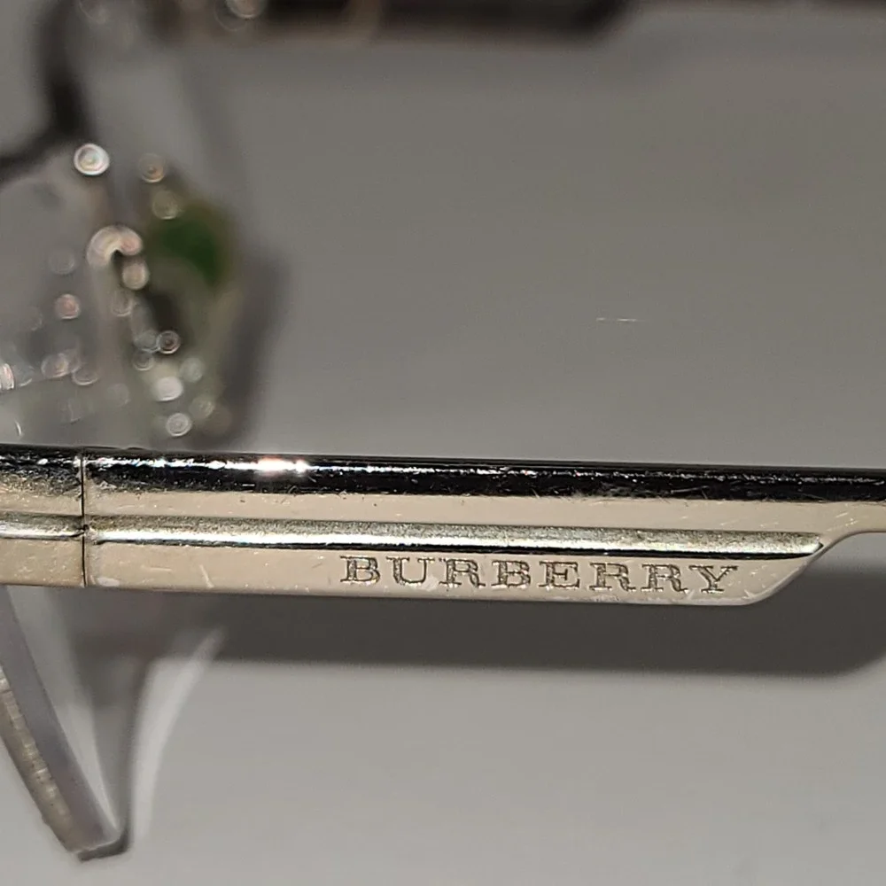 Burberry Eyeglasses Frames Only B1170 53-17-140 Semi-Rimless‎ Designer Glasses